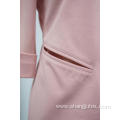 Women's long sleeved jacket with pockets